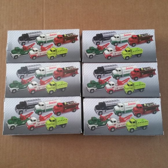 Menards Toys Menards Gold Line 48 Scale 1956 Truck 6pack New 275915 Texaco Sinclair Poshmark